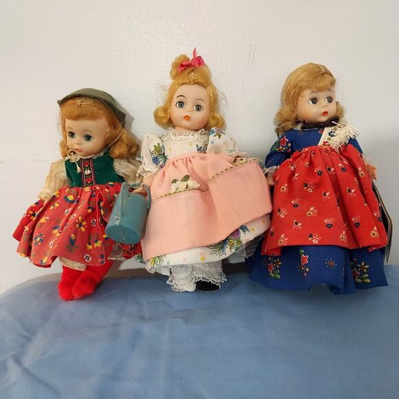Vintage Doll Lot Madame Alexander 8" Tyrolean Girl Jointed Mary Mary Germany - Picture 1 of 16